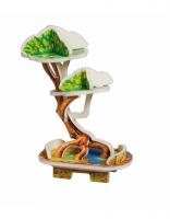 Сборная модель Умная бумага Дерево Бонсай 3D-mini puzzle