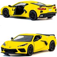 Модель Corvette 2021 1:36 (желтая)