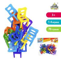 Настольная игра На 4-х ногах (70 стульев) в пакете