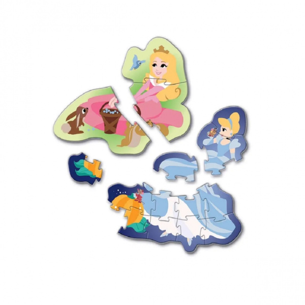 Пазлы. 4 MINI "Мой первый пазл Disney Принцесса"