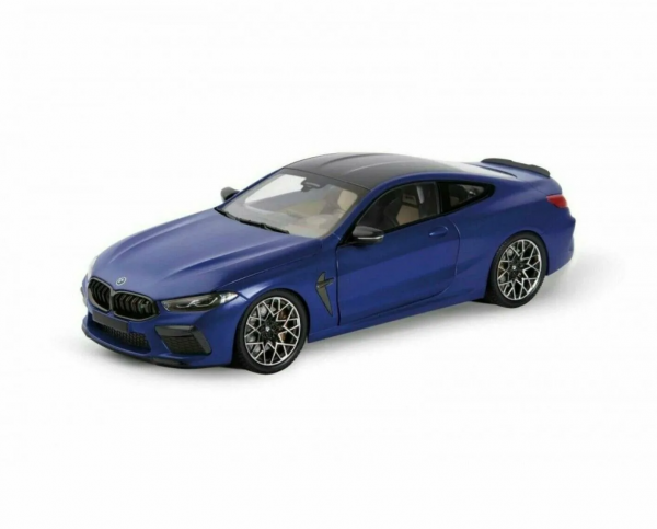 Модель BMW M8 Competition Coupe 1:38 (синяя)